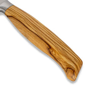 Messermeister - Santoku de lujo Oliva de 16,5 cm con hoyuelos Messermeister 