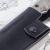 Messermeister - Funda de cuero de 20 cm de largo para el cuchillo de cocinero Overland Funda para cuchillo Messermeister