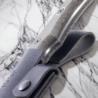 Messermeister - Funda de cuero de 20 cm de largo para el cuchillo de cocinero Overland Funda para cuchillo Messermeister