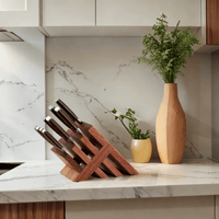 Messermeister - Juego de cuchillos Avanta de 10 piezas con bloque magnético para cuchillos Juego de cuchillos con bloque Messermeister