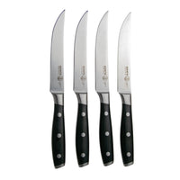 Messermeister - Juego de cuchillos para carne Avanta de 4 piezas en negro Juegos de cuchillos Messermeister