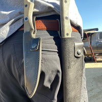 Messermeister - Funda de cuero para navaja multiusos Overland Messermeister