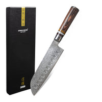 Serie Micarta Jewels - Cuchillo Santoku Cuchillos de cocina Shinrai Japón
