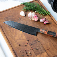 Cuchillo de cocina octagonal tipo 1 Damasco Kiritsuke 23 cm - Edición especial Shinrai Japón