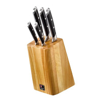 Richardson Sheffield - Juego de cuchillos R Vision de 5 piezas con bloque - Juego de cuchillos de madera con bloque Richardson Sheffield