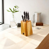 Richardson Sheffield - Juego de cuchillos R Vision de 5 piezas con bloque - Juego de cuchillos de madera con bloque Richardson Sheffield