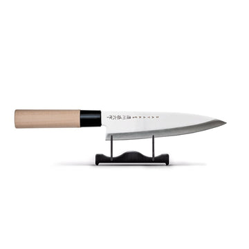 Satake - Cuchillo de cocinero japonés Madera de Magnolia 17 cm Cuchillos de cocina Satake