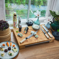 Satake - Cuchillo de trinchar japonés Madera de Magnolia 21 cm Cuchillo de trinchar Satake