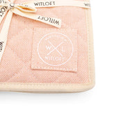 Witloft - Agarraderas de algodón reciclado (2 uds.) - Agarraderas color salmón Witloft