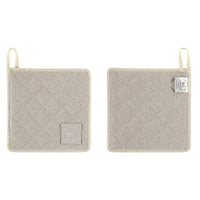 Witloft - Agarraderas de Algodón Reciclado (2 uds.) - Agarraderas Arena Witloft