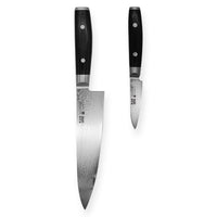Yaxell Ran - Juego de cuchillos japoneses de regalo de 2 piezas Yaxell