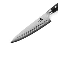 Yaxell Ran - Cuchillo de cocinero japonés de 20 cm con agujeros Cuchillo de cocinero Yaxell