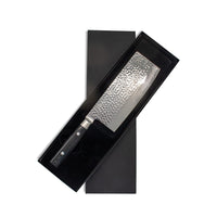 Yaxell Zen - Cuchillo de cocinero chino 18 cm Acero inoxidable damasco de 37 capas Yaxell