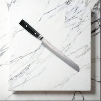 Yaxell Zen - Cuchillo de pan japonés 23 cm 37 capas acero damasco Cuchillo de pan Yaxell